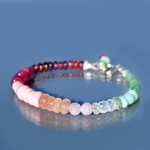 bracelet pastel multi pierres