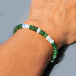 bracelet émeraude opale-A