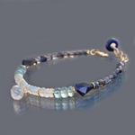 Bracelet lunaire iolite -8