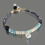 Bracelet lunaire iolite