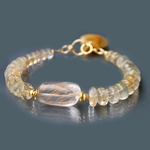 Bracelet quartz rutile