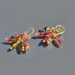 boucles doreilles grappe tourmaline-6