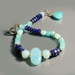 bracelet opale lapis