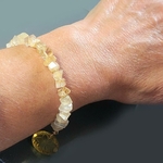 bracelet quartz rutile taillé citron-6