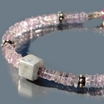 bracelet amethyste rose argent-5