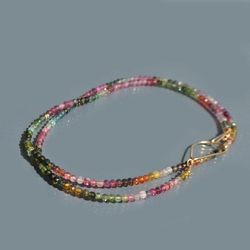 collier sautoir Tourmaline or-9