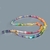 collier multipierres precieuses orange-A