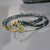 Collier Saphir vert or-3