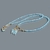 sautoir Aigue marine anneau or