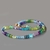 Collier choker multi pierres Aigue marine Apatite Améthyste Péridot-2