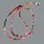 collier spinelles multi color quartz rose-6