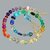 collier grosse perle pierres 7 chakras-7