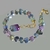 bracelet pépite de fluorite bleue violette verte-3