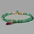 bracelet emeraude de zambie tourmaline rose