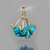 boucles d'oreillles Turquoise-4