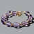 bracelet améthyste rose perles ovales-1