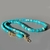 collier heishi facette de turquoise nevada-4