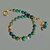 bracelet opale noire perle boule -4