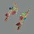 Boucle d'oreille pendantes tourmaline apatite-4