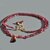 Collier tourmaline rose gouttes pierre taillée-3