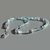 Collier long en aigue marine et argent 925