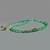collier emeraude de zambie perle vert bleue