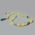 Collier Préhnite Fluorite Or14K - bijou pierres naturelle jaune verte bleue(2)