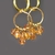 boucles d'oreilles anneau Topaze impériale-4