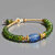 bracelet Tourmaline verte et Cyanite