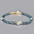 bracelet cyanite aigue marine