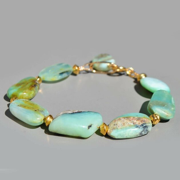 Bracelet Opale du pérou brute-1