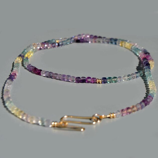 sautoir fluorite multicolore or-5