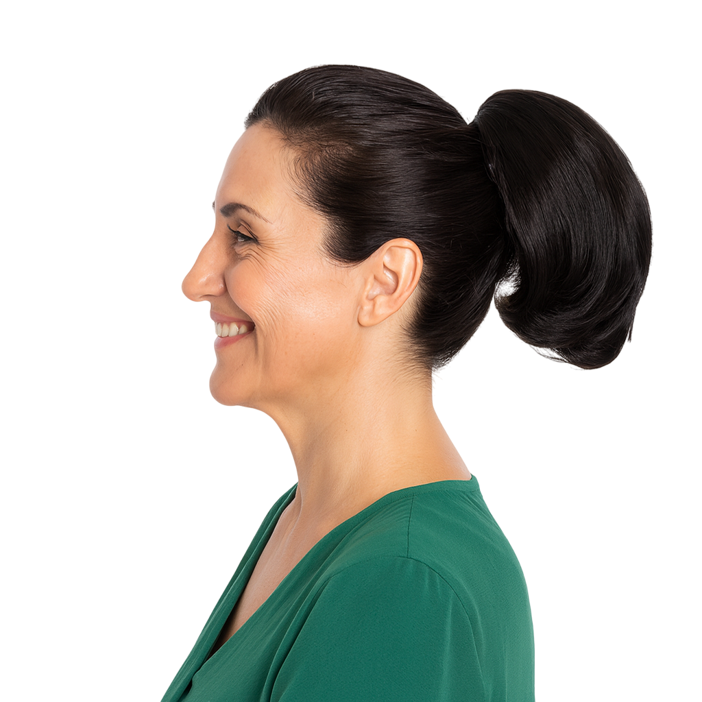 Postiches extensions queues de cheval cheveux courts 15 cm