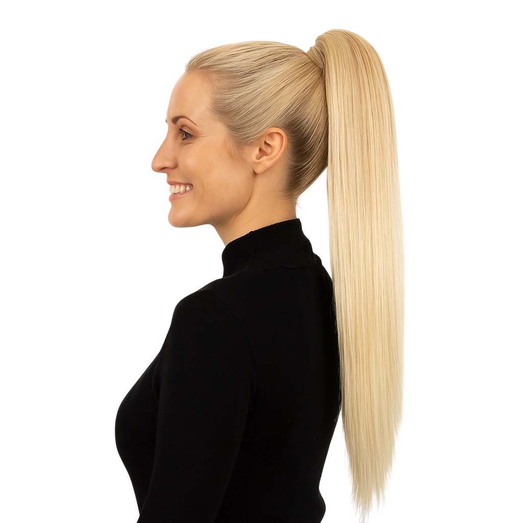 Postiches extensions queues de cheval longue femme 65 cm