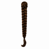 Tresse longue aux nuances brunes