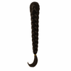 Tresse brune sur fond blanc (1)