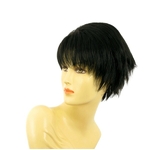 Perruque Courte Femme Valentine 2 - Brun Foncé - Synthétique - Bonnet Moyen - Neuf Avec étiquettes