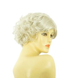 Perruque Courte Bouclée Châtain Cuivré Intense - Modèle MATHILDE 322 - Neuf
