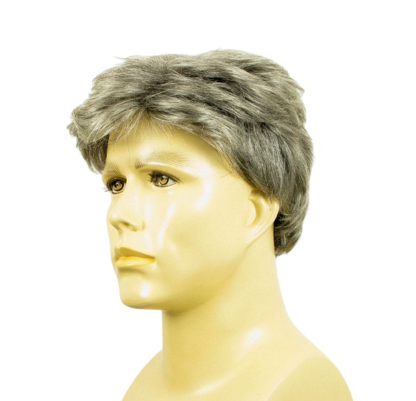 Perruque Homme 100% Cheveux Naturels Châtain - Taille Moyenne, Courte, Ref DAVID 6spw - Neuf Avec étiquettes