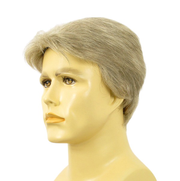 Perruque Homme 100% Cheveux Naturels Châtain Clair - Modèle JACK 8, Court, Bonnet Moyen, Neuf Avec étiquette