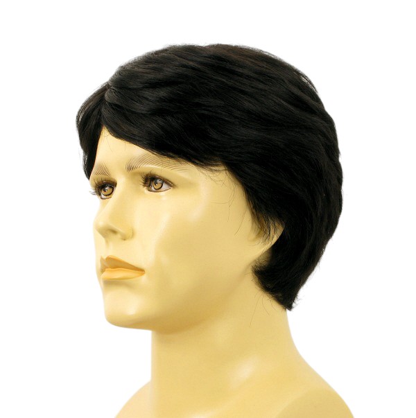 Perruque Homme Cheveux Naturels Gris Poivre Et Sel - Modèle Olivier 44, Neuf Avec étiquettes