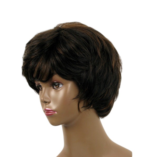 14 Pouces Perruque Femme Auburn Courte Bob Perruques Avec Naturel