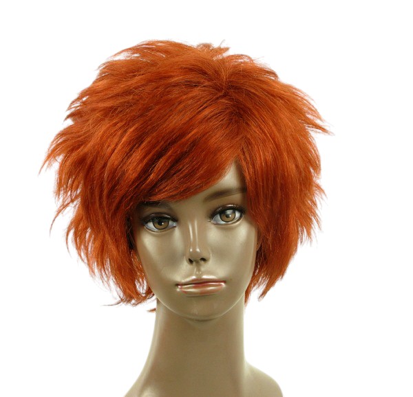 Perruque Afro 100% Cheveux Naturels - Châtain Ref LAET 07/6 - Taille Moyenne - Neuf Avec étiquettes - Bonnet Classique