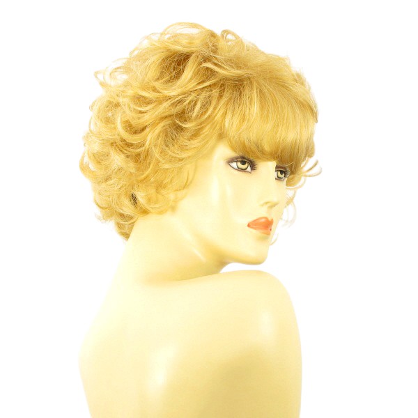 Perruque Courte Bouclée Châtain Cuivré Intense – Modèle Eleonore 322, Femme