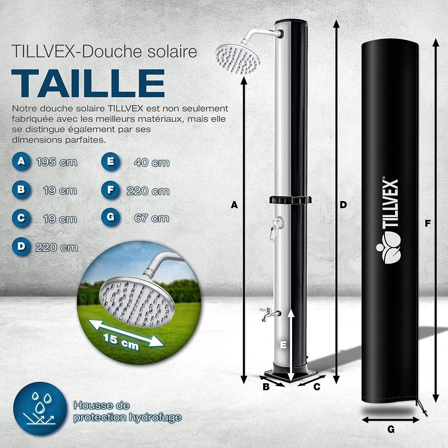 Douche Solaire Tillvex 35L