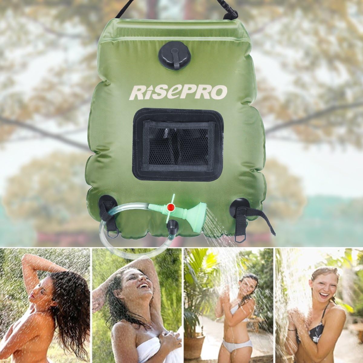 Sac de douche solaire RISEPRO 20L : Survie