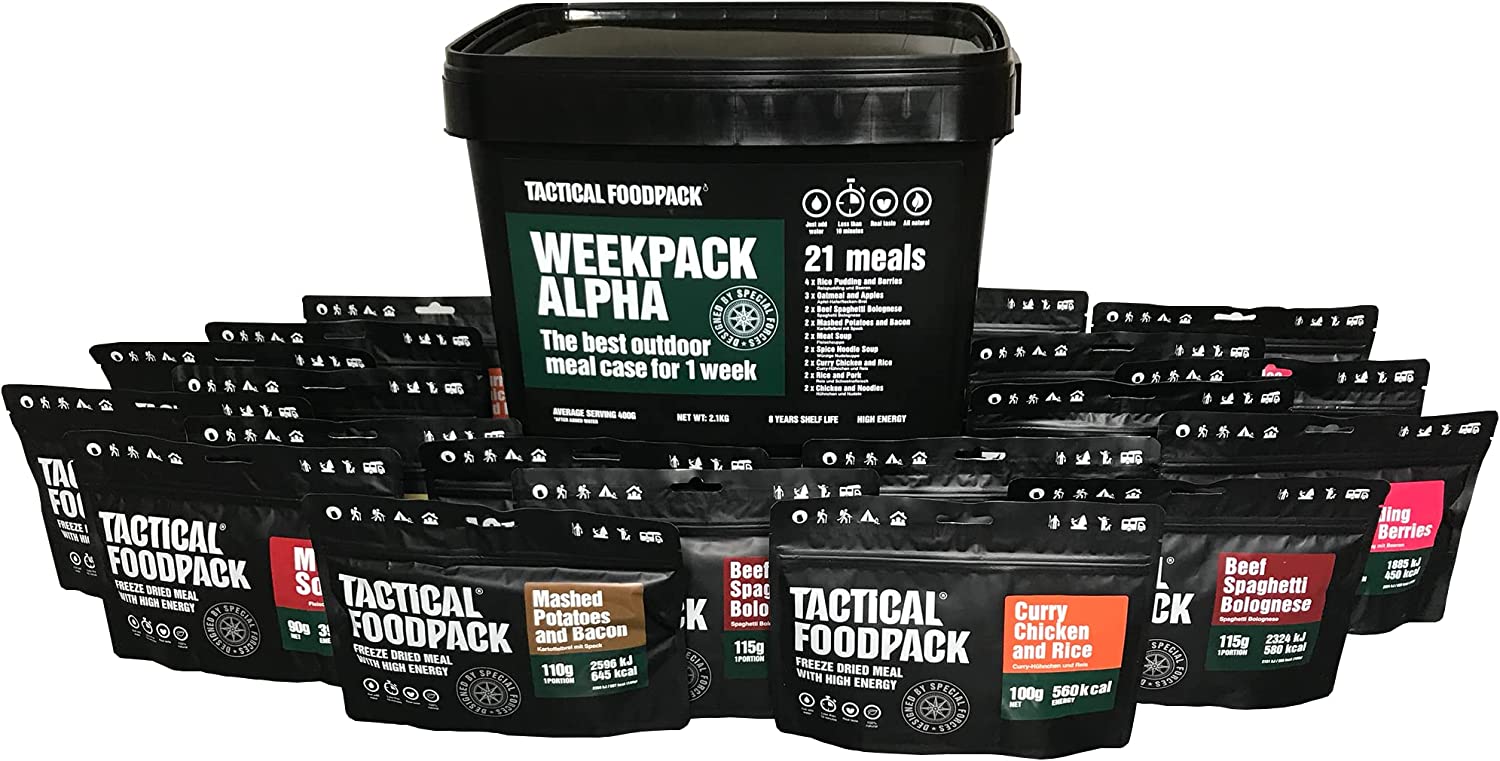 Tactical Foodpack Weekpack Alpha - Ration de survie 1 semaine