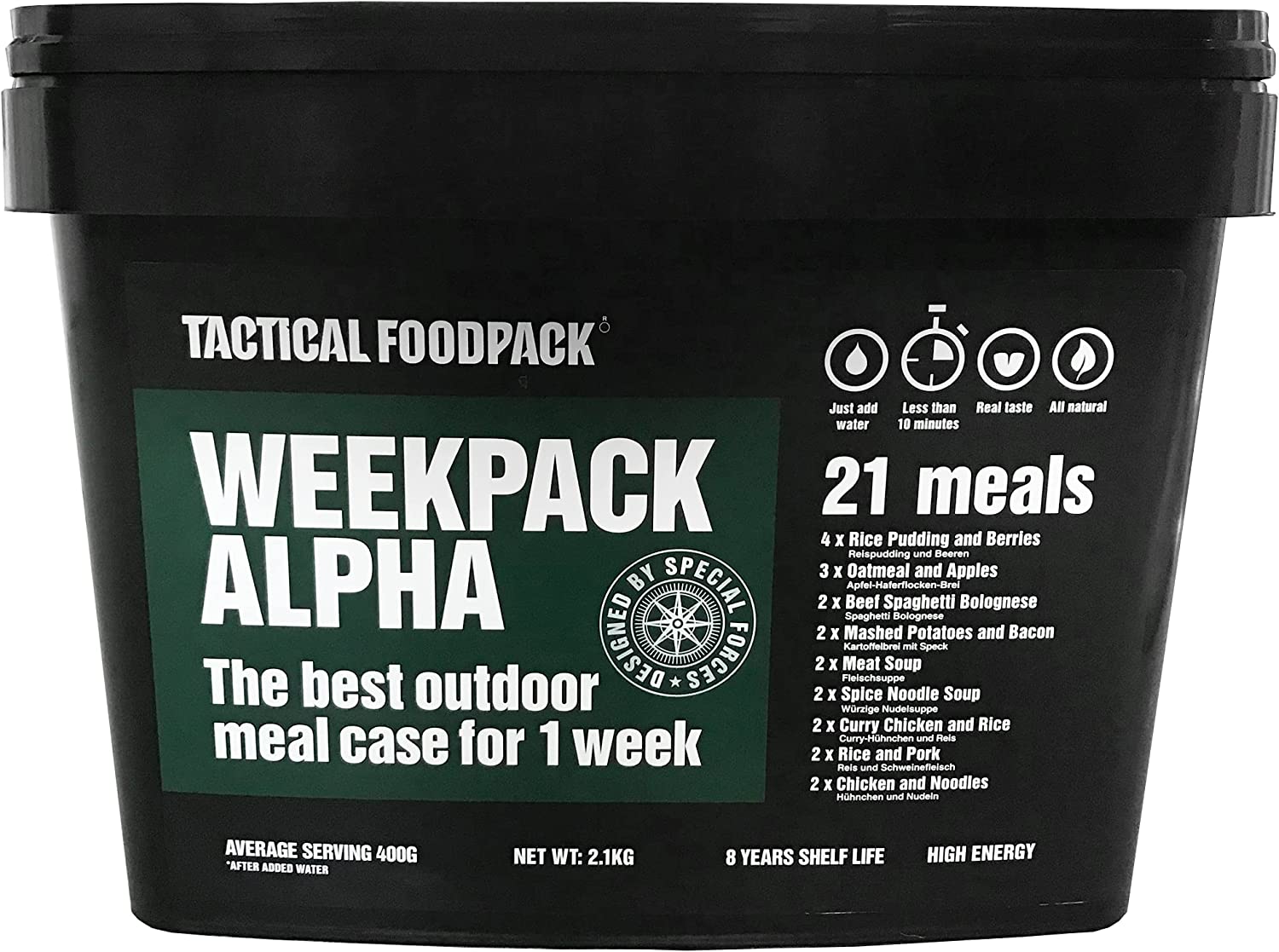 Tactical Foodpack Weekpack Alpha - Ration de survie 1 semaine