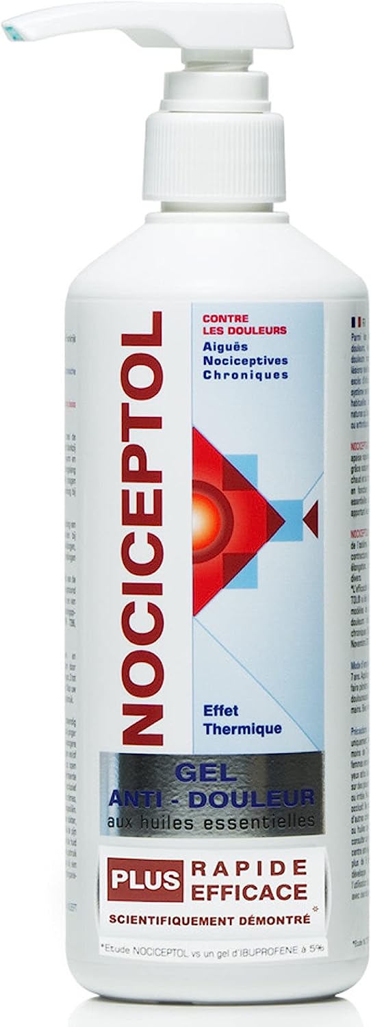 Gel Nociceptol, 500 ml, pour soulager les douleurs.