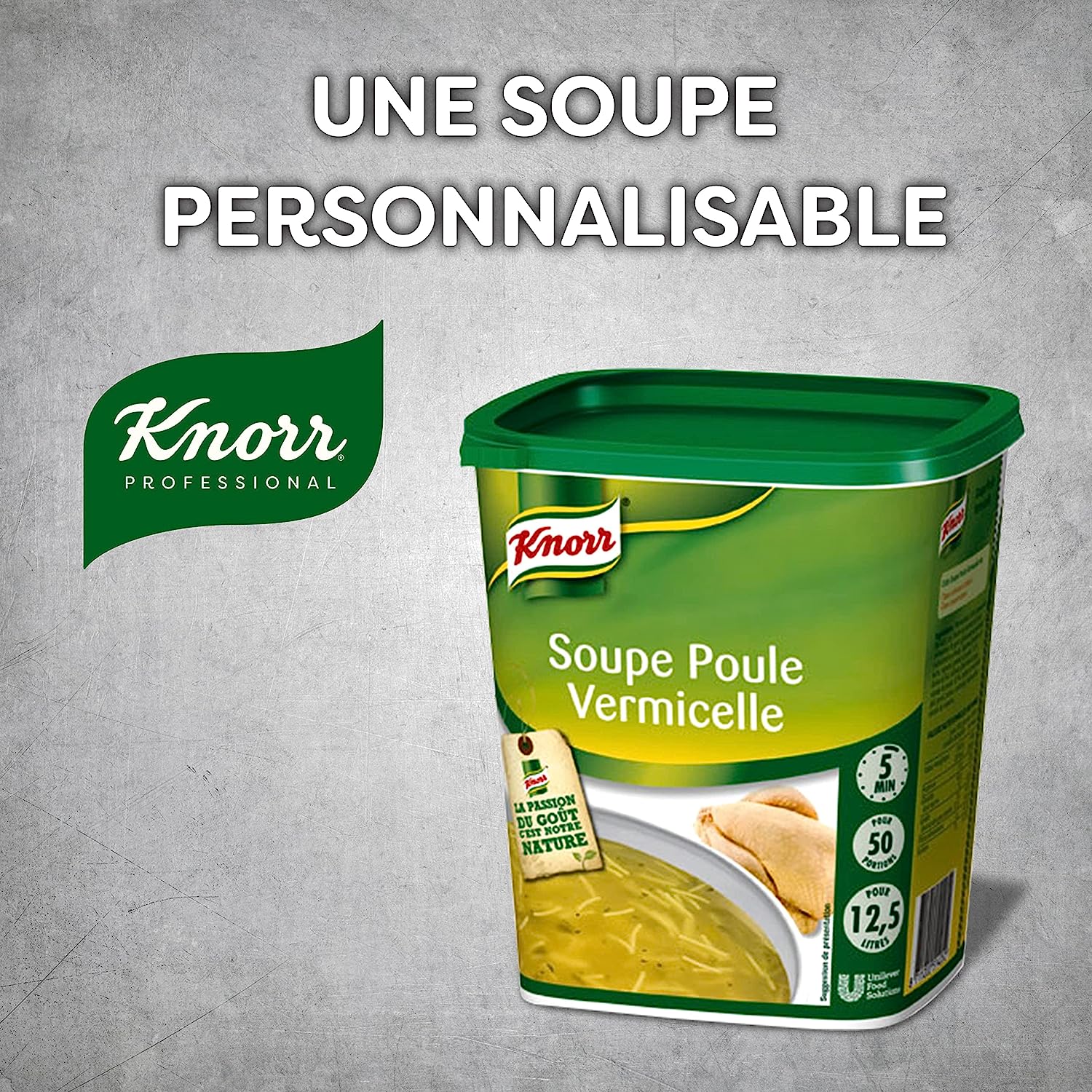 Soupe Poule au Vermicelle Knorr 50 portions 825 g